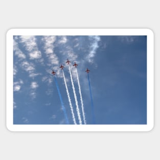 The Red Arrows V Formation Sticker